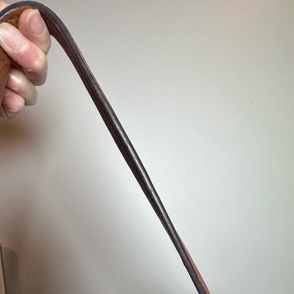 Fossil tote bag vegan strap has been repaired good condition - Picture 14 of 15